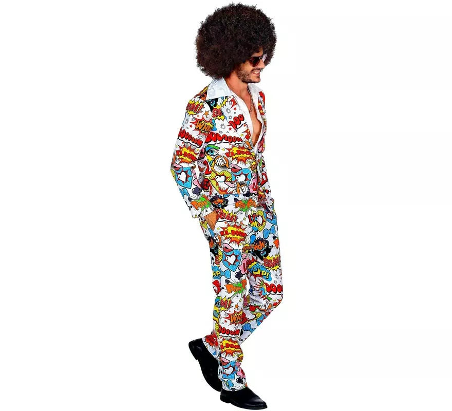 Translation missing: de.Traje Divertido de los años 60 Arte Pop para hombre