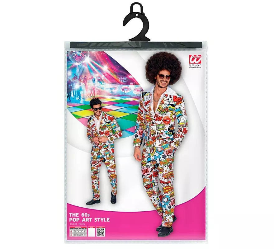 Translation missing: de.Traje Divertido de los años 60 Arte Pop para hombre