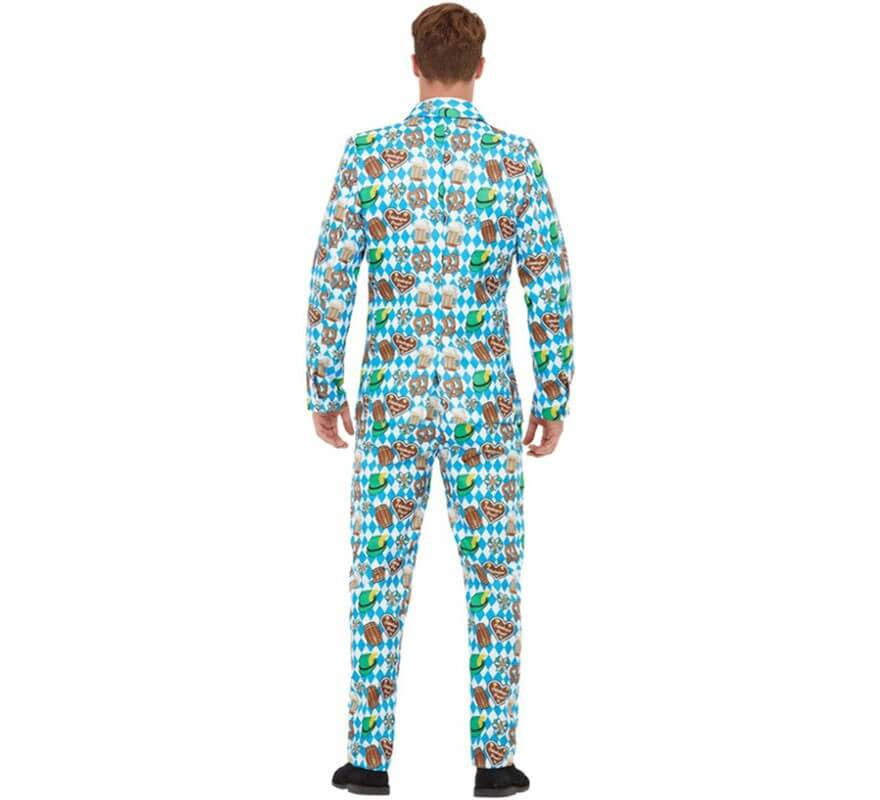 Traje Divertido de Oktoberfest Azul para hombre