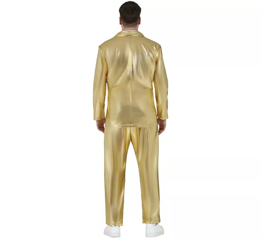 Translation missing: de.Traje Divertido dorado para hombre