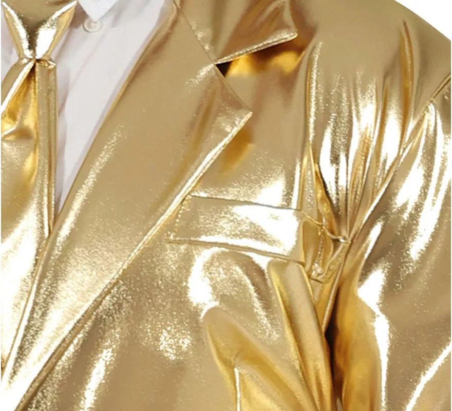 Translation missing: de.Traje Divertido dorado para hombre