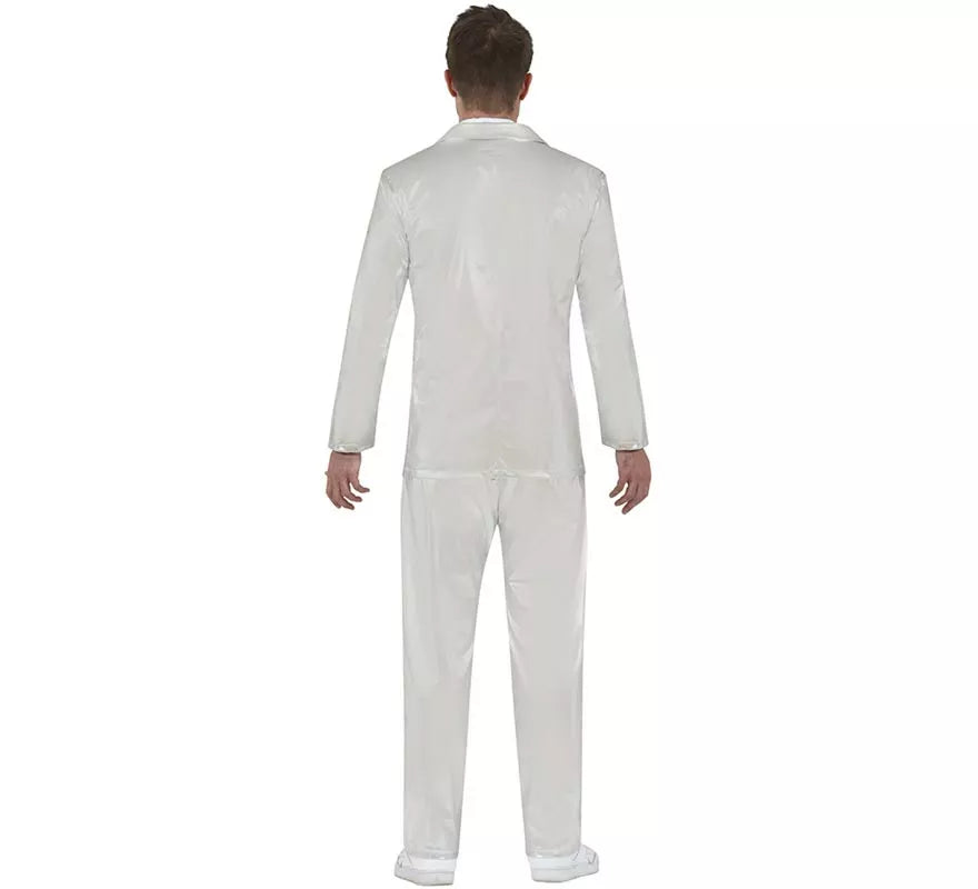 Traje Divertido plateado para hombre