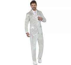 Lustiger Herrenanzug in Silber