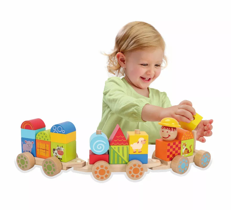 Translation missing: de.Tren de madera infantil