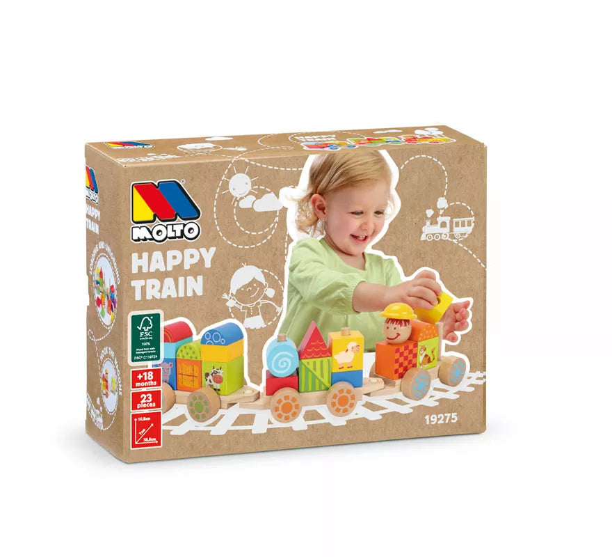 Translation missing: de.Tren de madera infantil