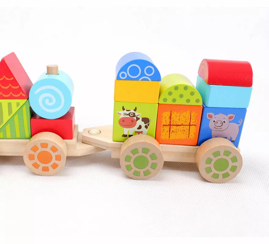 Translation missing: de.Tren de madera infantil