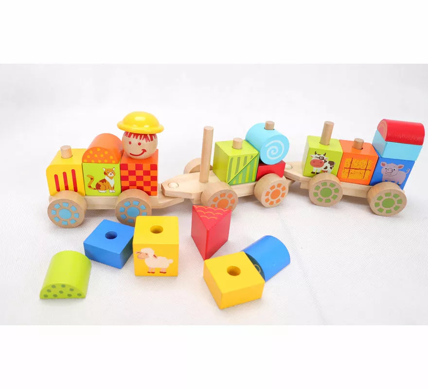 Translation missing: de.Tren de madera infantil