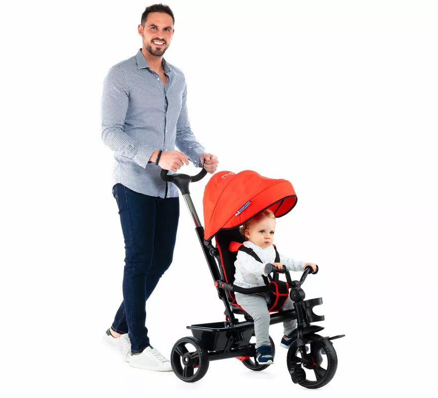 Triciclo Urban Trike Basic rojo Plegable