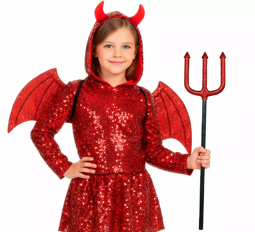 Translation missing: de.Tridente con Glitter infantil de 50 cm