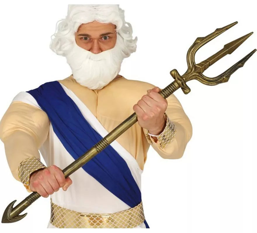 Tridente de Neptuno Color Oro de 94 cm
