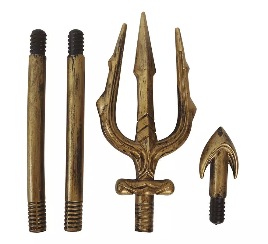 Translation missing: de.Tridente de Neptuno Color Oro de 94 cm