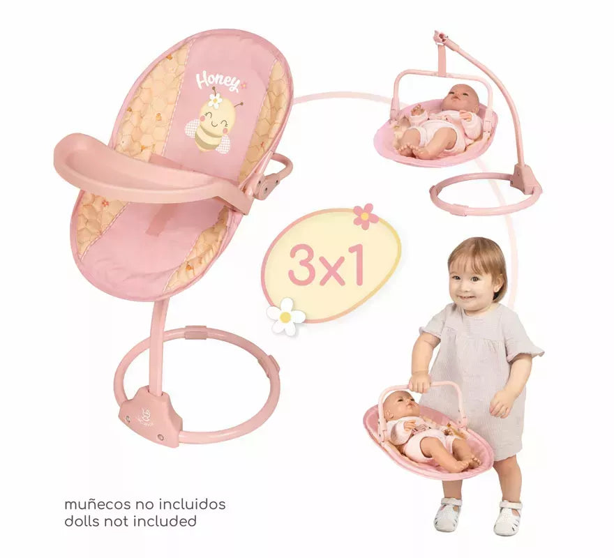 Translation missing: de.Trona Columpio 3 en 1 para Muñecas de hasta 50 cm