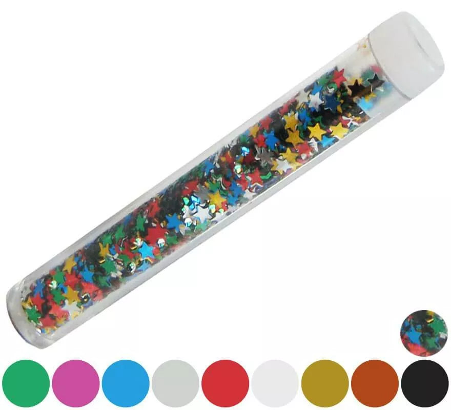 Translation missing: de.Tubo de Confeti de Estrellas en varios colores