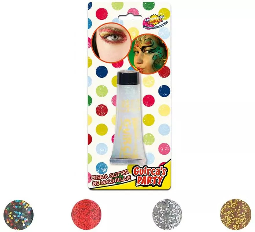Translation missing: de.Tubo maquillaje en crema glitter 20 ml en varios colores