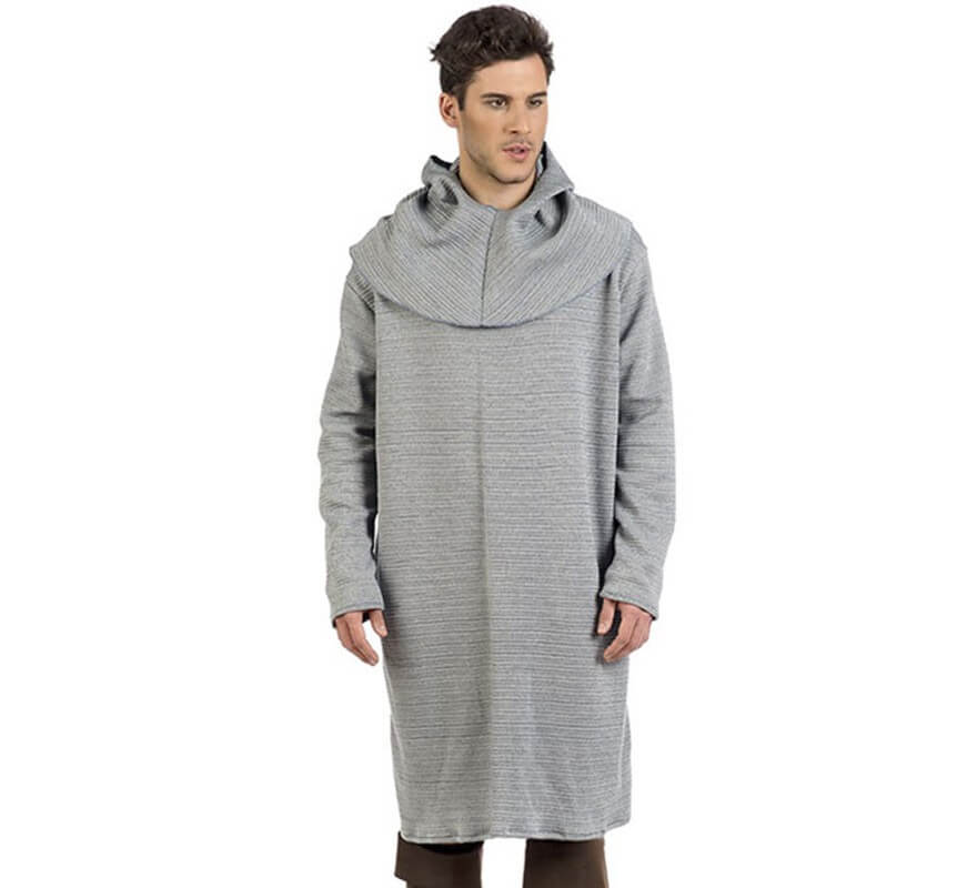 Translation missing: de.Túnica de Cota De Malla Gris para hombre