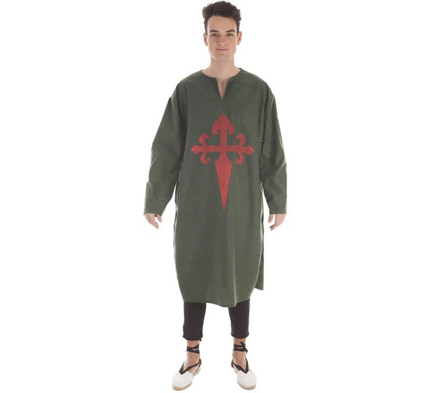 Translation missing: de.Túnica Verde con Escudo para hombre