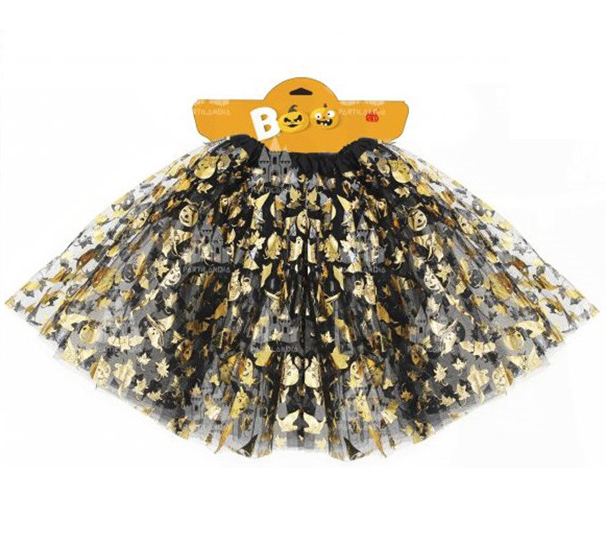 Translation missing: de.Tutú 40 cm Halloween Oro para mujer