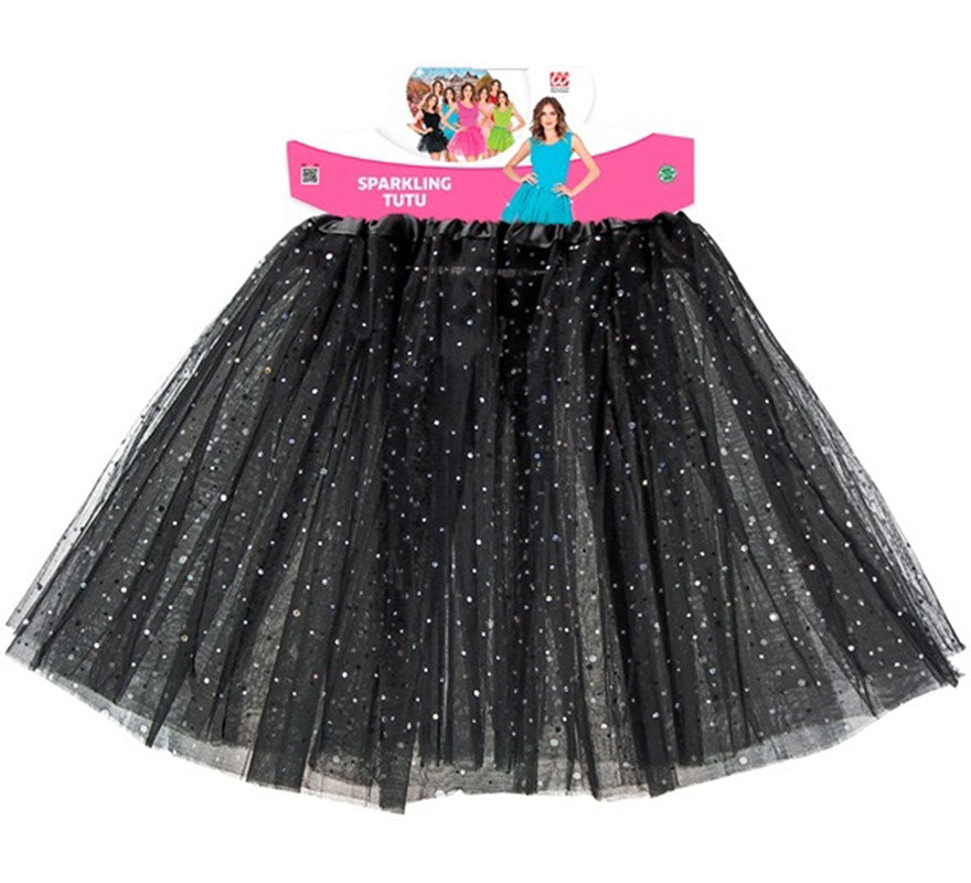 Tutú Brillante de 40 cm para mujer en varios colores