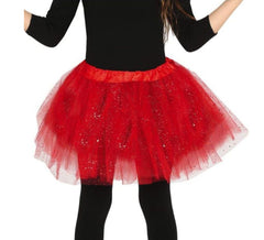 Tutu mit Glitter in verschiedenen Farben für Mädchen