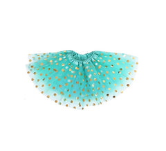 Tutu mit Goldpunkten 40 cm in verschiedenen Farben