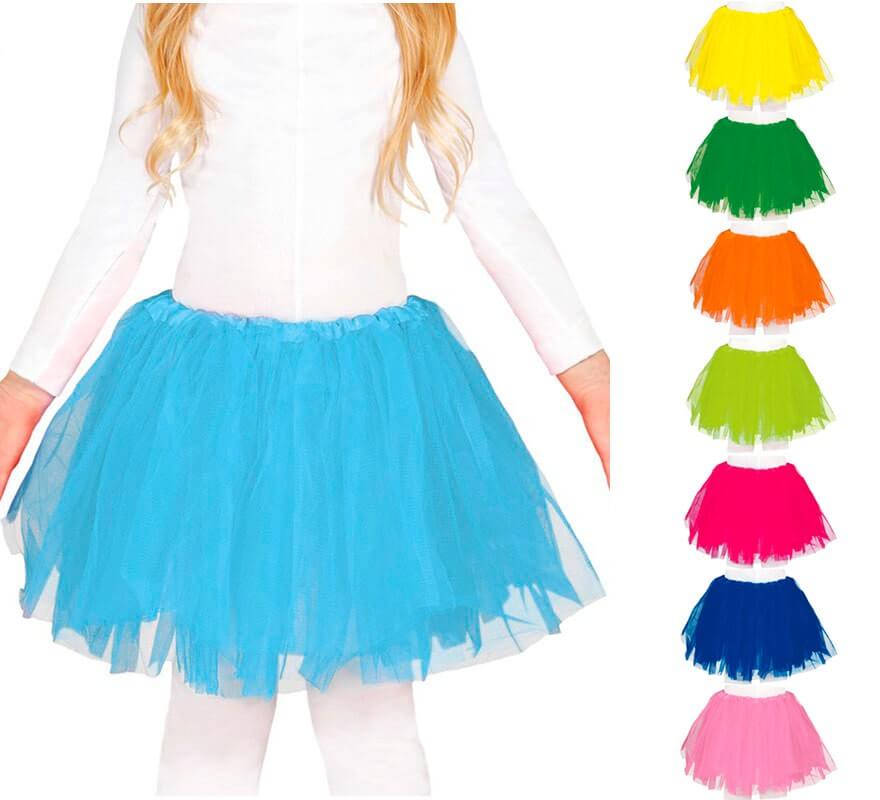 Translation missing: de.Tutú de 30 cm en varios colores para niña