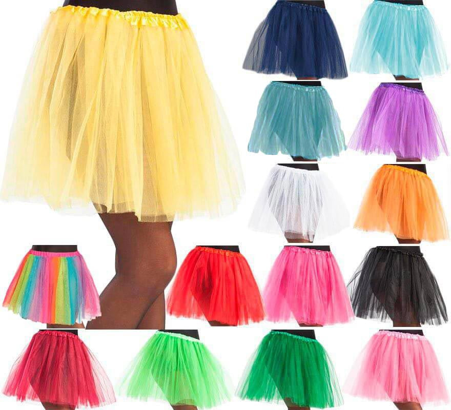 Translation missing: es.Tutú de 40 cm de largo en varios colores para mujer