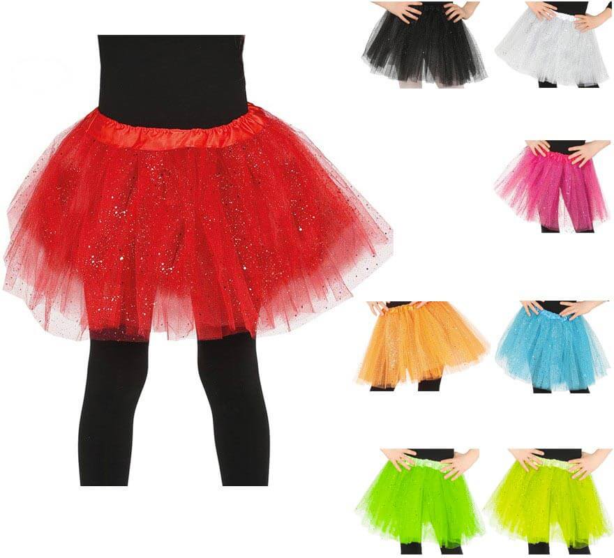 Translation missing: de.Tutú con Brillantes en varios colores para niña
