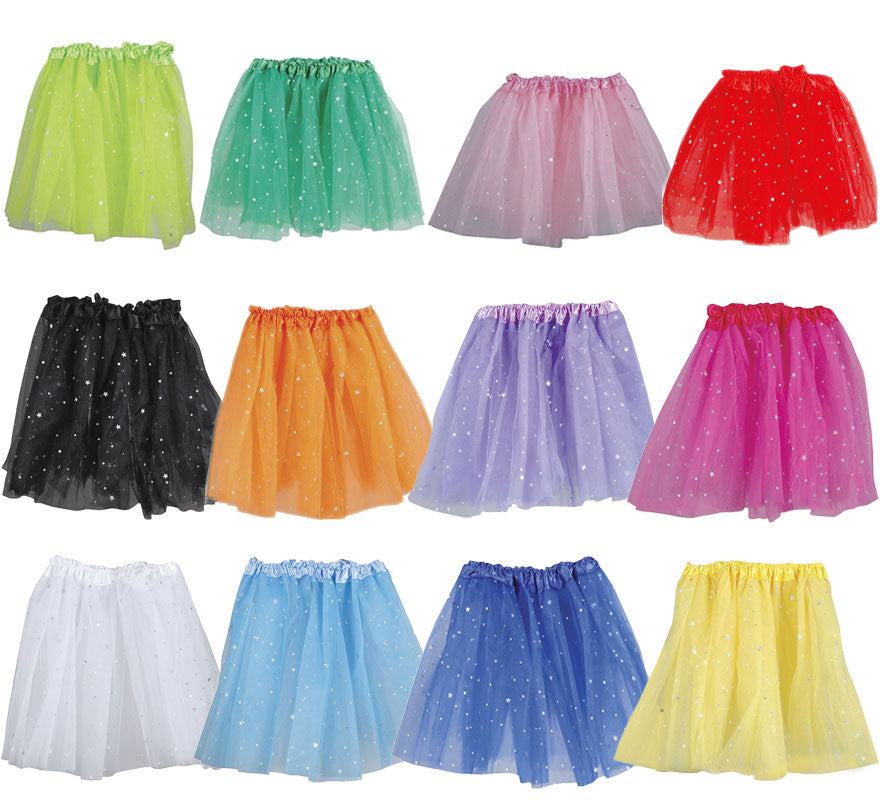 Translation missing: de.Tutú Estrellas Brillantes en varios colores de 30 cm