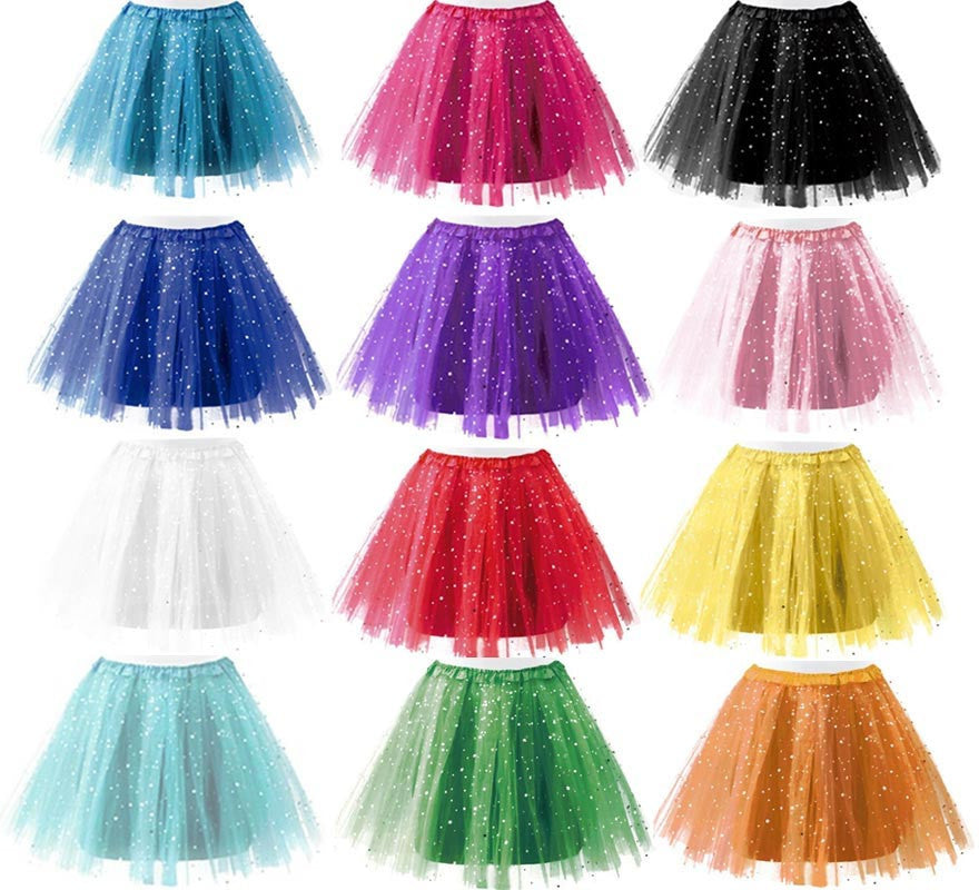 Translation missing: de.Tutú Estrellas en varios colores para mujer de 40 cm
