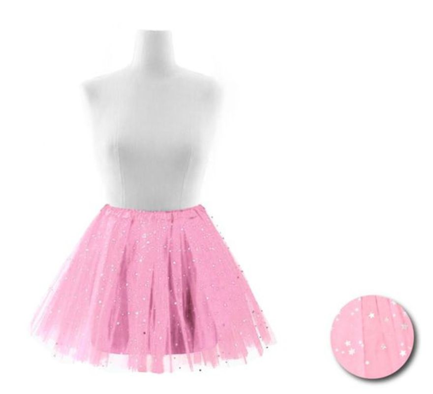 Tutú Estrellas en varios colores para mujer de 40 cm