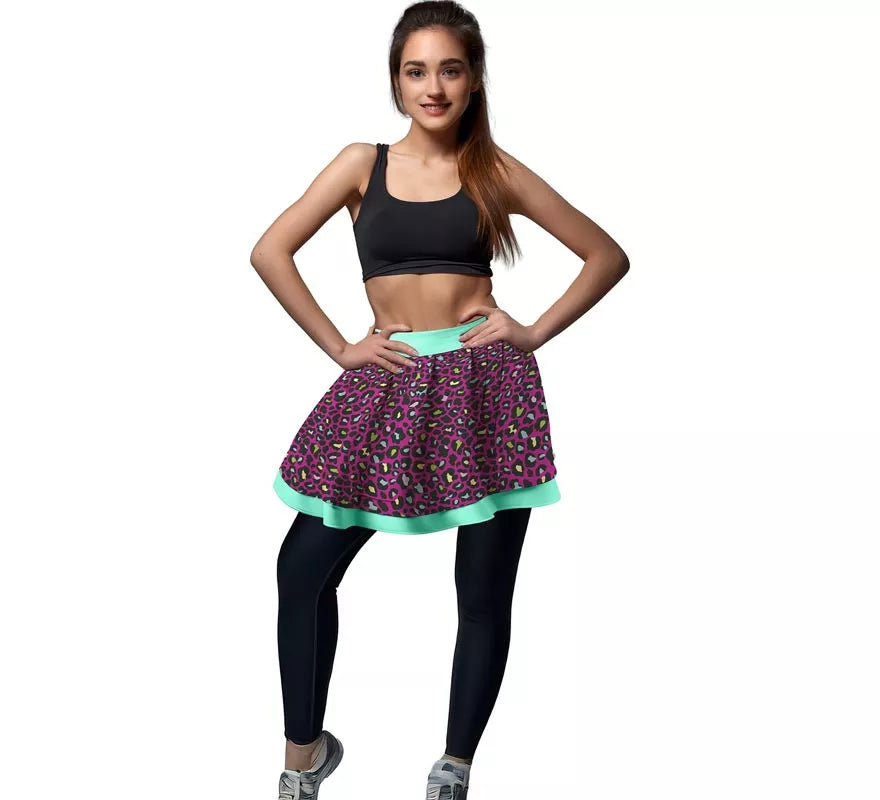Translation missing: de.Tutú Leopardo multicolor de 40 cm para mujer