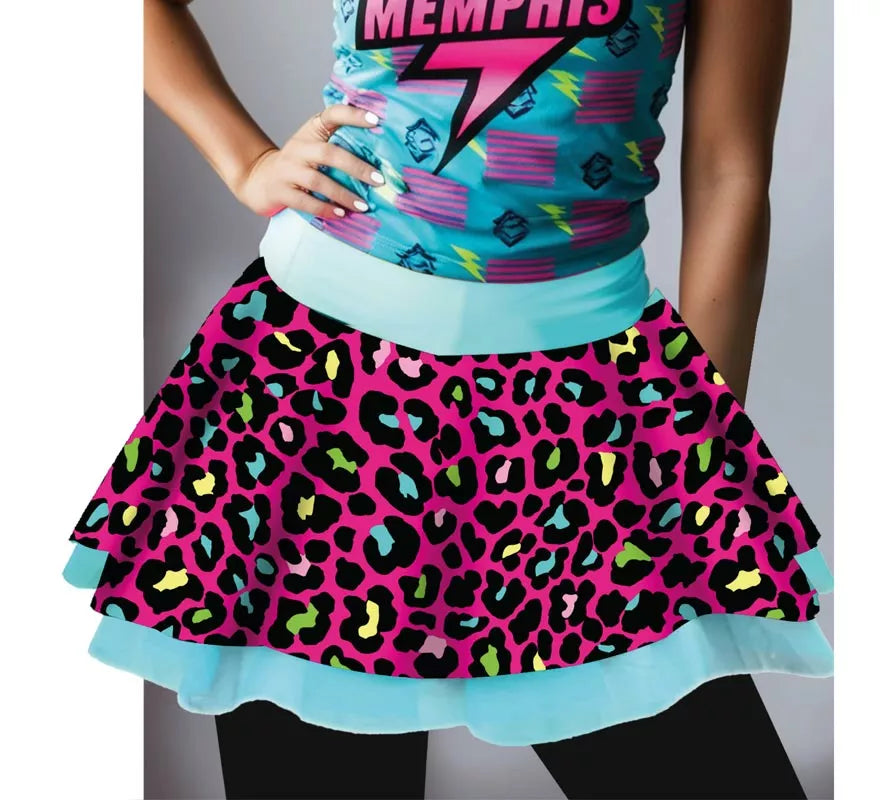 Translation missing: de.Tutú Leopardo multicolor de 40 cm para mujer