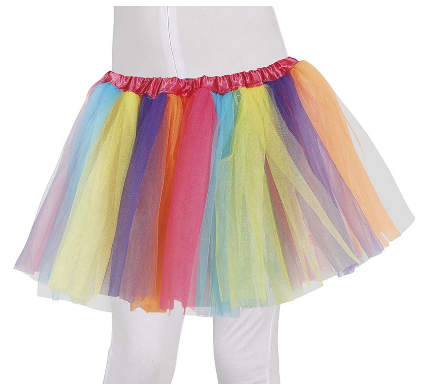Translation missing: de.Tutú Multicolor Infantil de 12 cm de largo