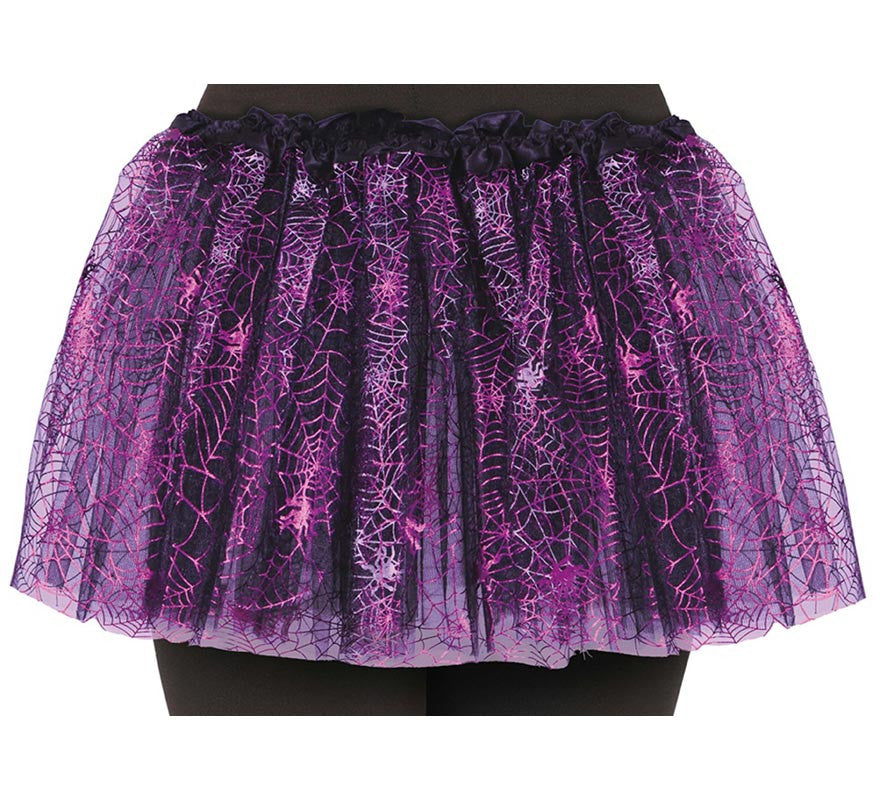 Translation missing: de.Tutú negro con Arañas lilas Infantil de 30 cm