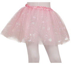 Rosa Tutu mit 30 cm großen Kinderherzen