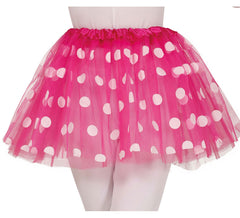 Rosa Tutu mit Polka Dots 30 cm für Kinder