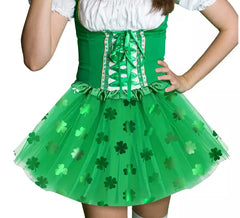 40 cm langes St. Patrick's Day Tutu für Damen