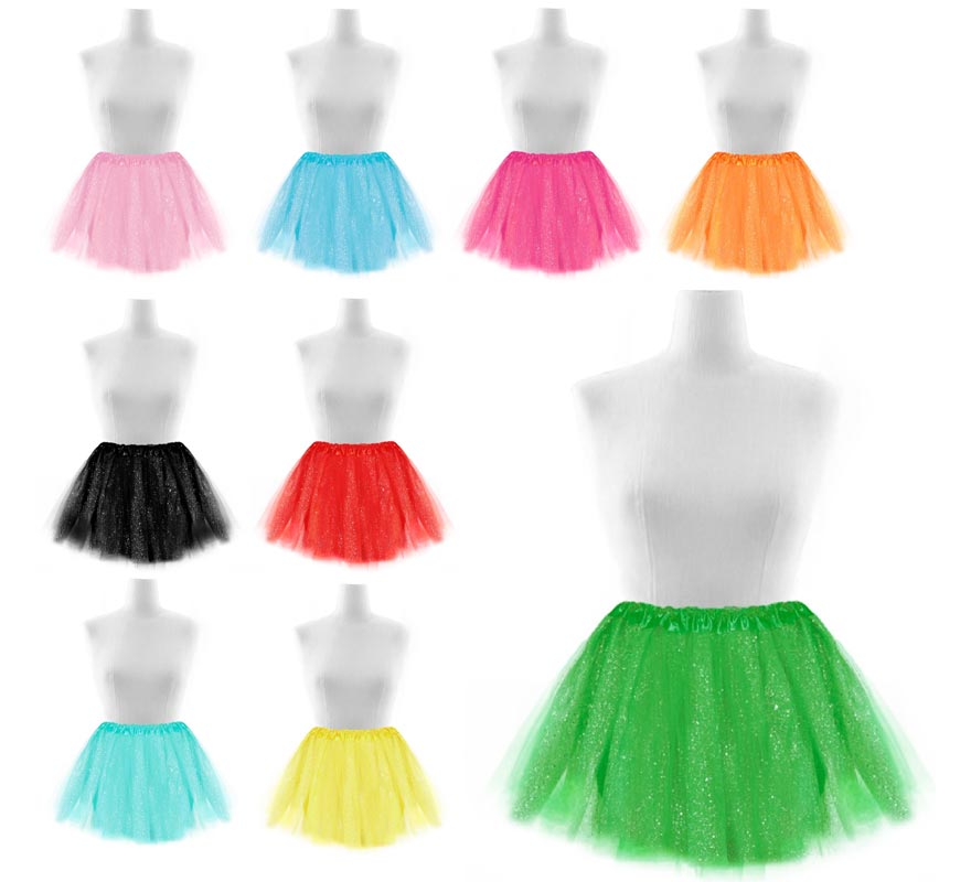 Translation missing: de.Tutú Topitos brillante en varios colores de 40 cm adulto