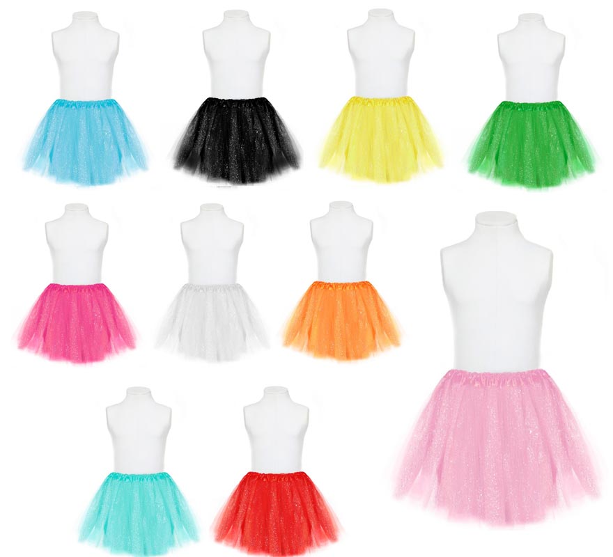 Translation missing: de.Tutú Topitos en varios colores de 30 cm infantil