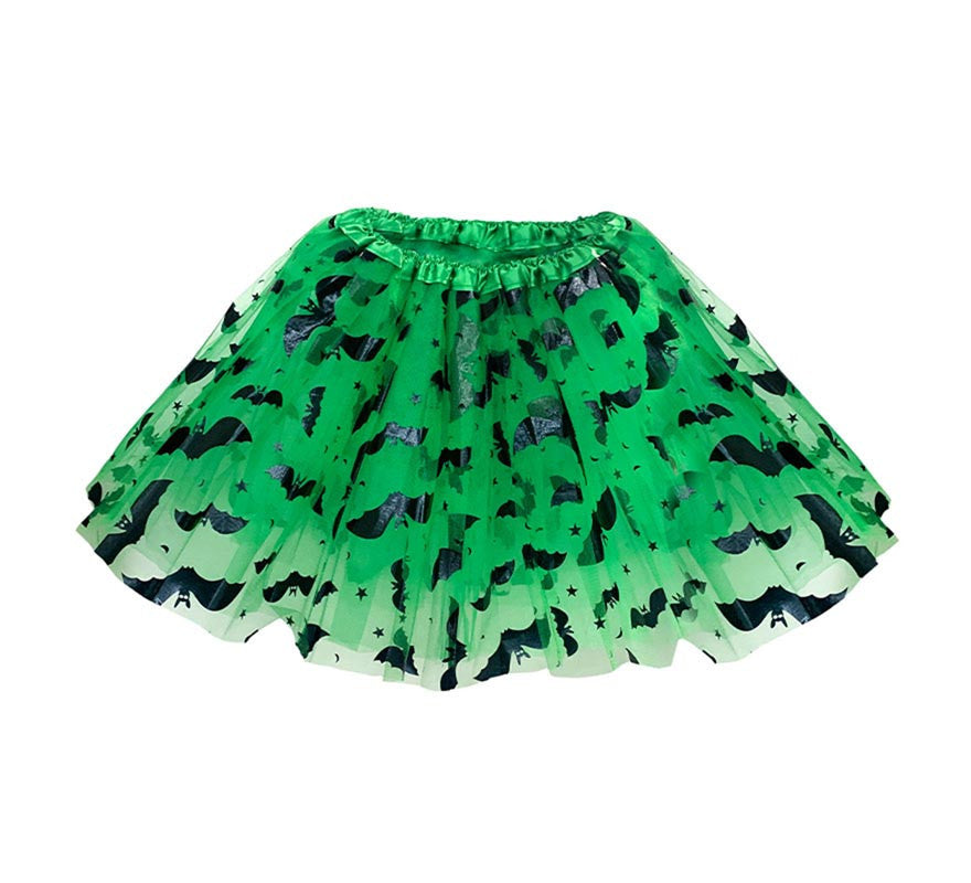 Translation missing: de.Tutú verde con murciélagos de 40 cm