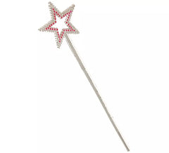 Silber und Fuchsia Star Wand