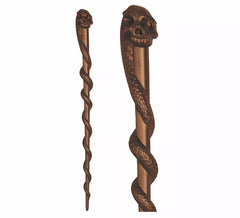 34 cm brauner Schlangenstab