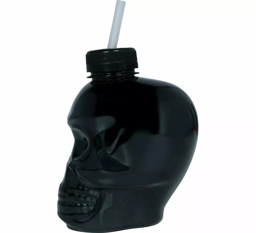 Translation missing: de.Vaso Calavera con Pajita de 14 cm