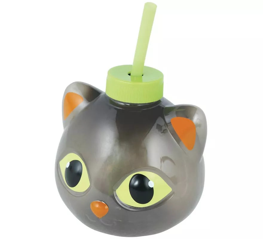Translation missing: de.Vaso con Pajita Gato con iluminación LED de 17 cm