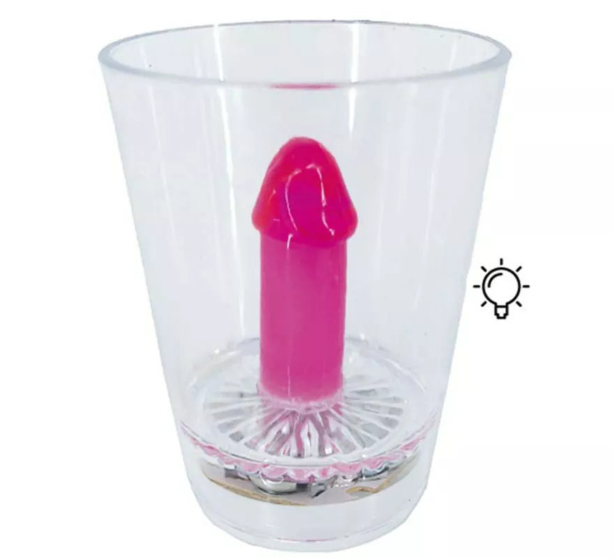 Translation missing: de.Vaso con Pene púrpura con luz