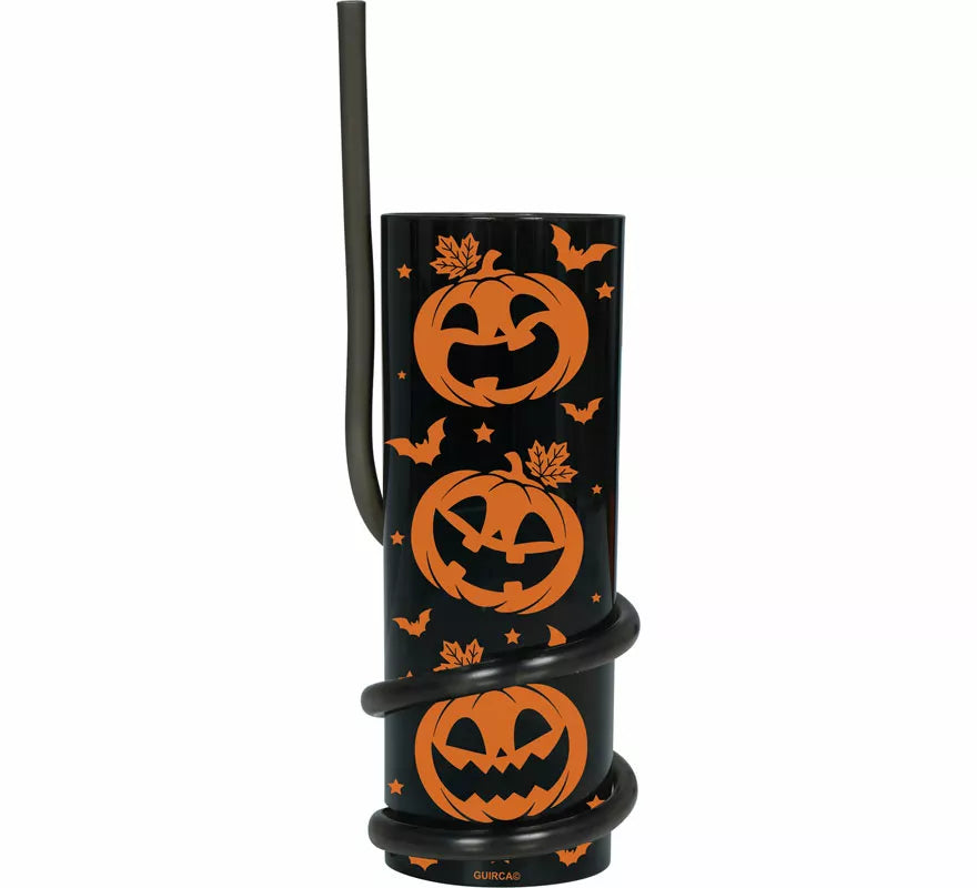 Translation missing: de.Vaso negro con Calabazas y Pajita de 16 cm