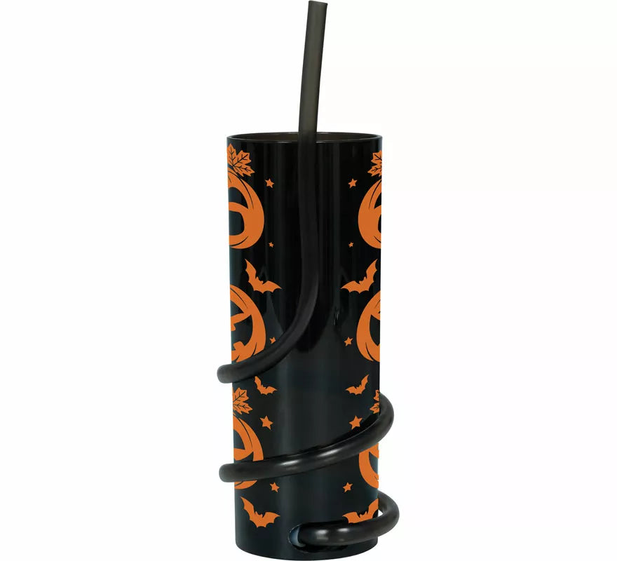 Translation missing: de.Vaso negro con Calabazas y Pajita de 16 cm