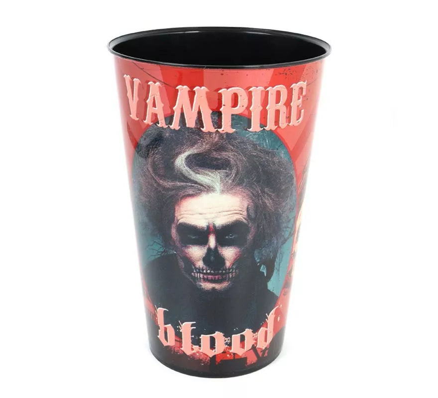 Translation missing: de.Vaso Vampiro blood de plástico de 10,5x7,5x18 cm