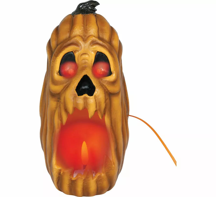 Translation missing: de.Vela Calabaza con Led Efecto Fuego de 20 cm
