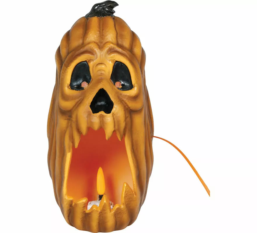 Translation missing: de.Vela Calabaza con Led Efecto Fuego de 20 cm